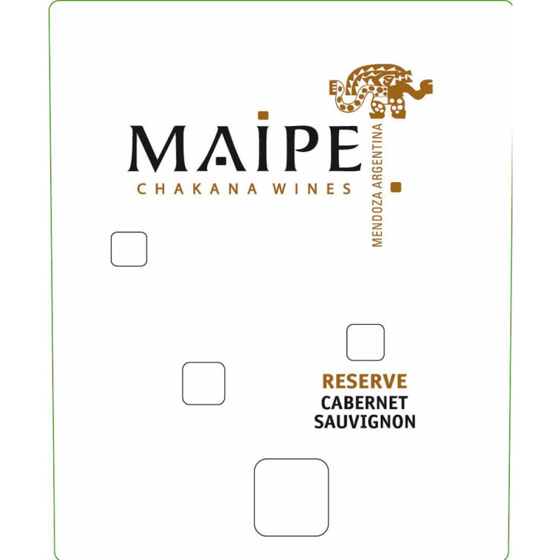 Maipe Reserve Cabernet Sauvignon 2015 Front Label
