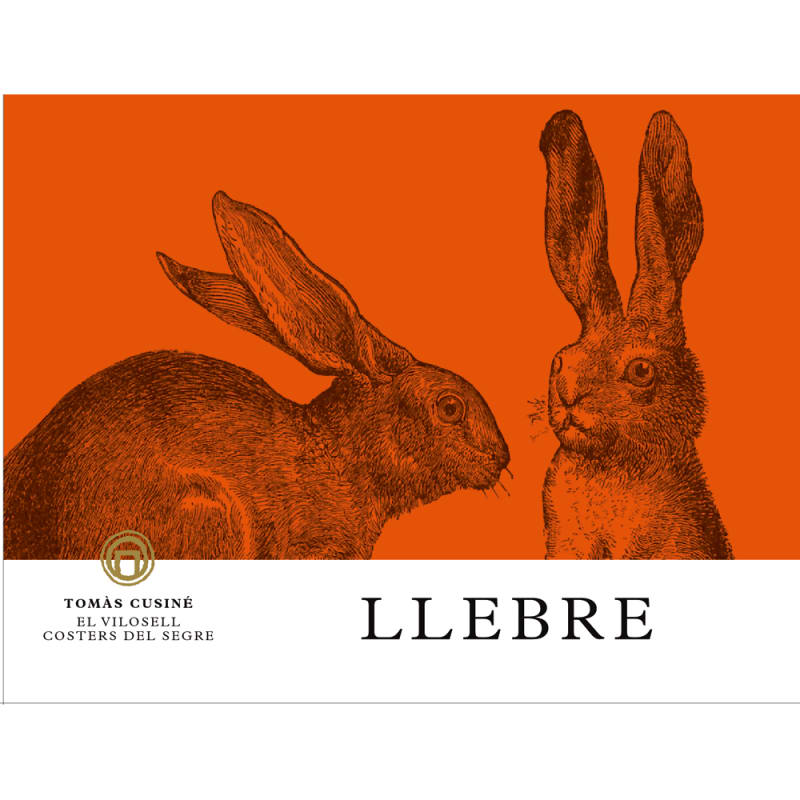 Tomas Cusine Llebre 2015 Front Label