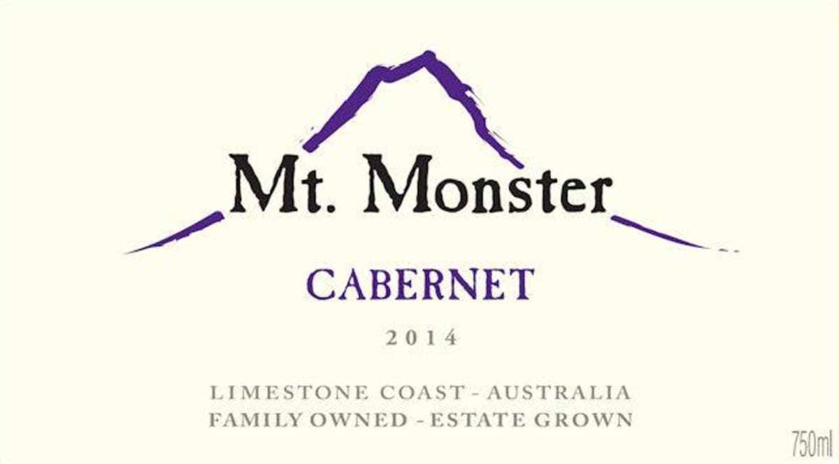 Mt. Monster Cabernet Sauvignon 2014 Front Label