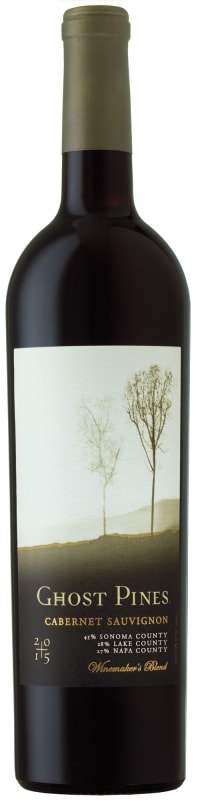 Ghost Pines Cabernet Sauvignon 2015 Front Bottle Shot