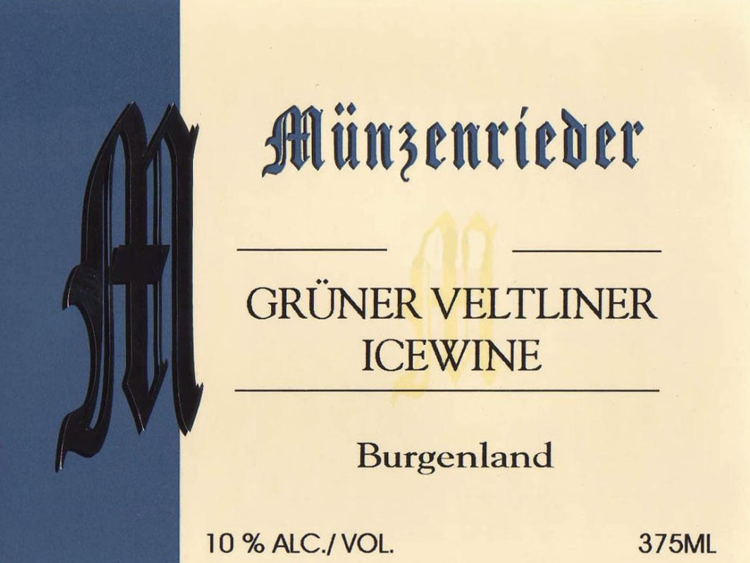 Munzenrieder Wein Icewine Eiswein 2014 Front Label