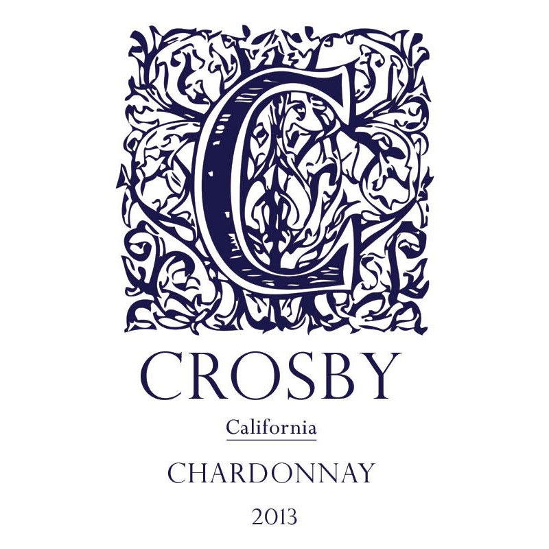 Crosby Chardonnay 2013 Front Label