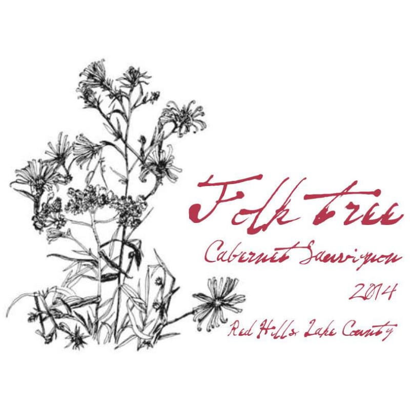 Folk Tree Red Hills Cabernet Sauvignon 2014 Front Label