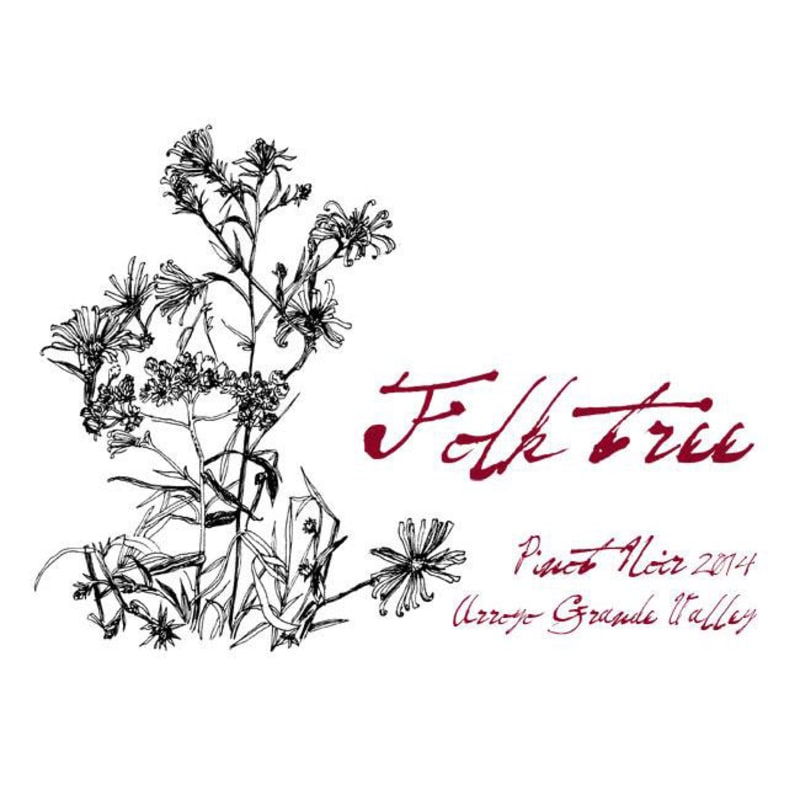 Folk Tree Arroyo Grande Valley Pinot Noir 2014 Front Label