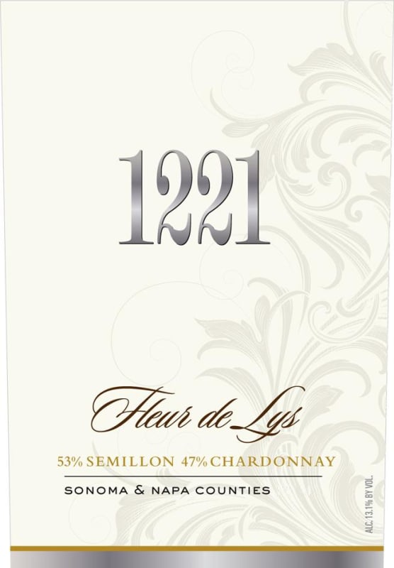 Chateau Diana 1221 Fleur de Lys Semillon Chardonnay 2014 Front Label