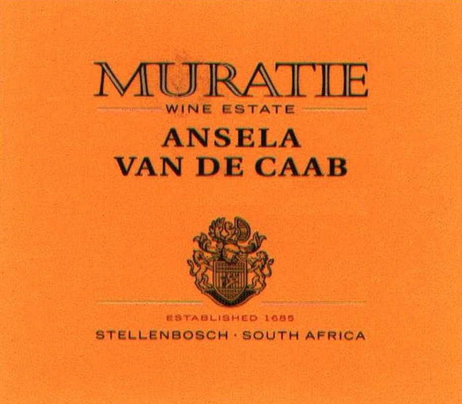 Muratie Ansela Van de Caab Red 2012 Front Label