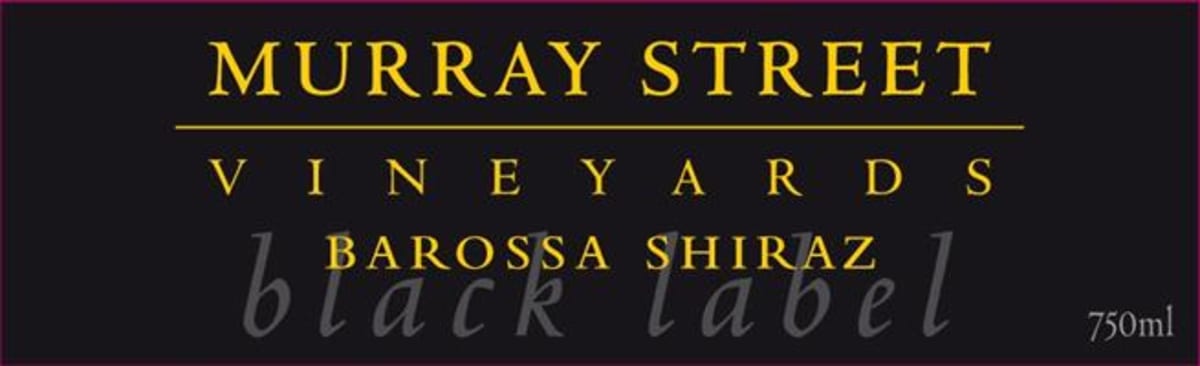 Murray Street Vineyards Black Label Shiraz 2008 Front Label