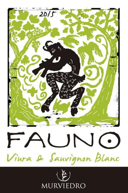 Murviedro Bodegas Fauno Viura & Sauvignon Blanc 2015 Front Label