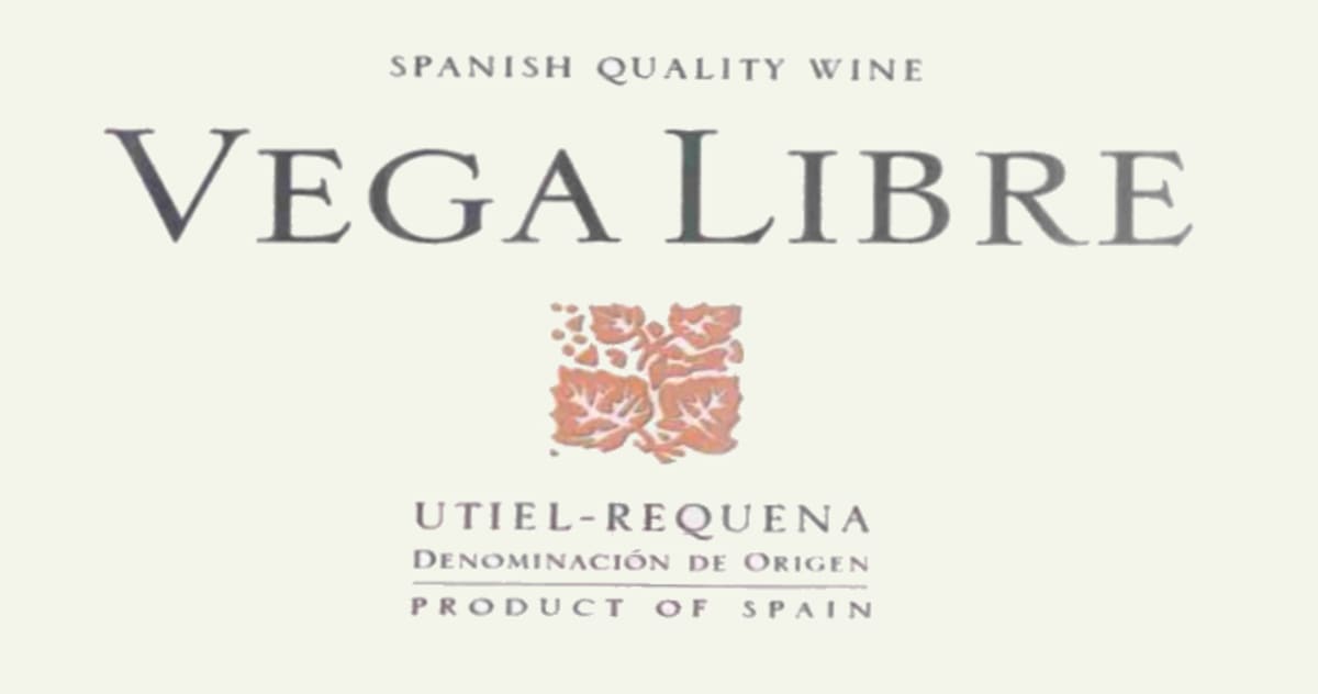 Murviedro Bodegas Vega Libre Tinto 2012 Front Label