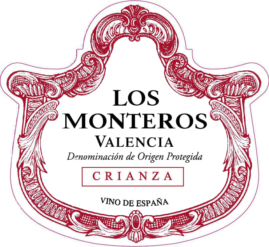 Murviedro Bodegas Los Monteros Crianza 2015 Front Label