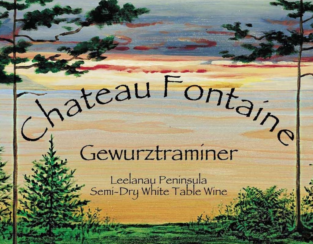 Chateau Fontaine Semi-Dry Gewurztraminer 2012 Front Label