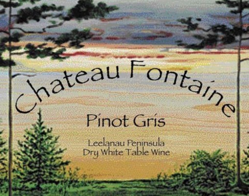 Chateau Fontaine Pinot Gris 2012 Front Label