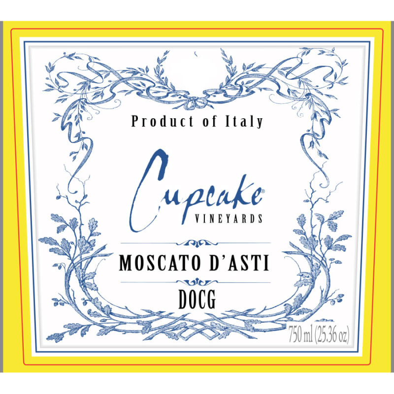 Cupcake Vineyards Moscato d'Asti 2015 Front Label