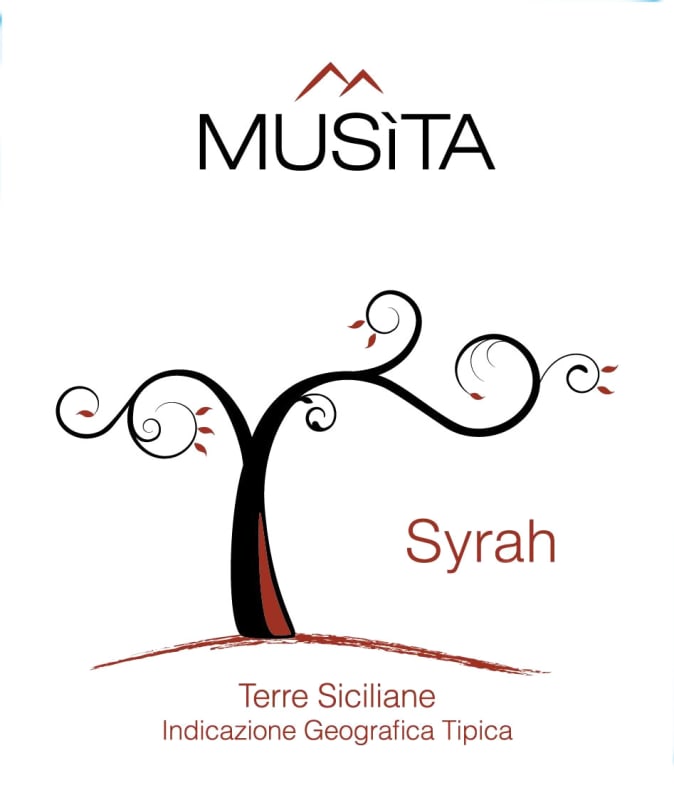 Musita Sicilia Syrah 2013 Front Label