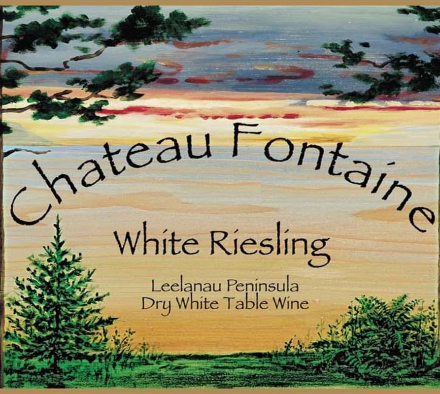 Chateau Fontaine Dry White Riesling 2011 Front Label