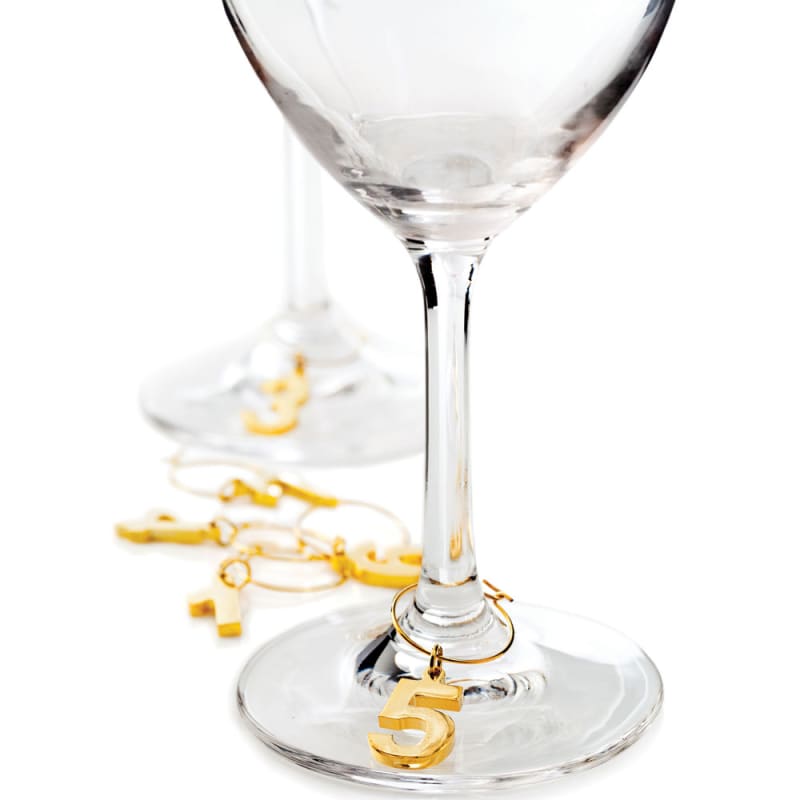 Viski Gold Plated Wine Charms Gift Product Image