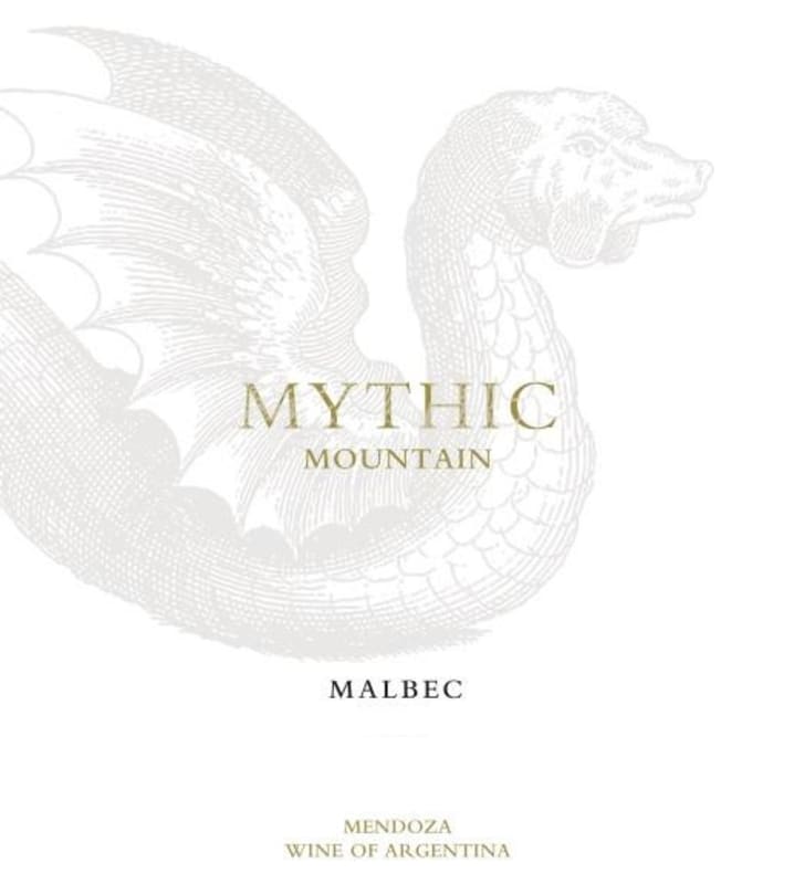 Mythic Vineyard Mountain Malbec 2014 Front Label