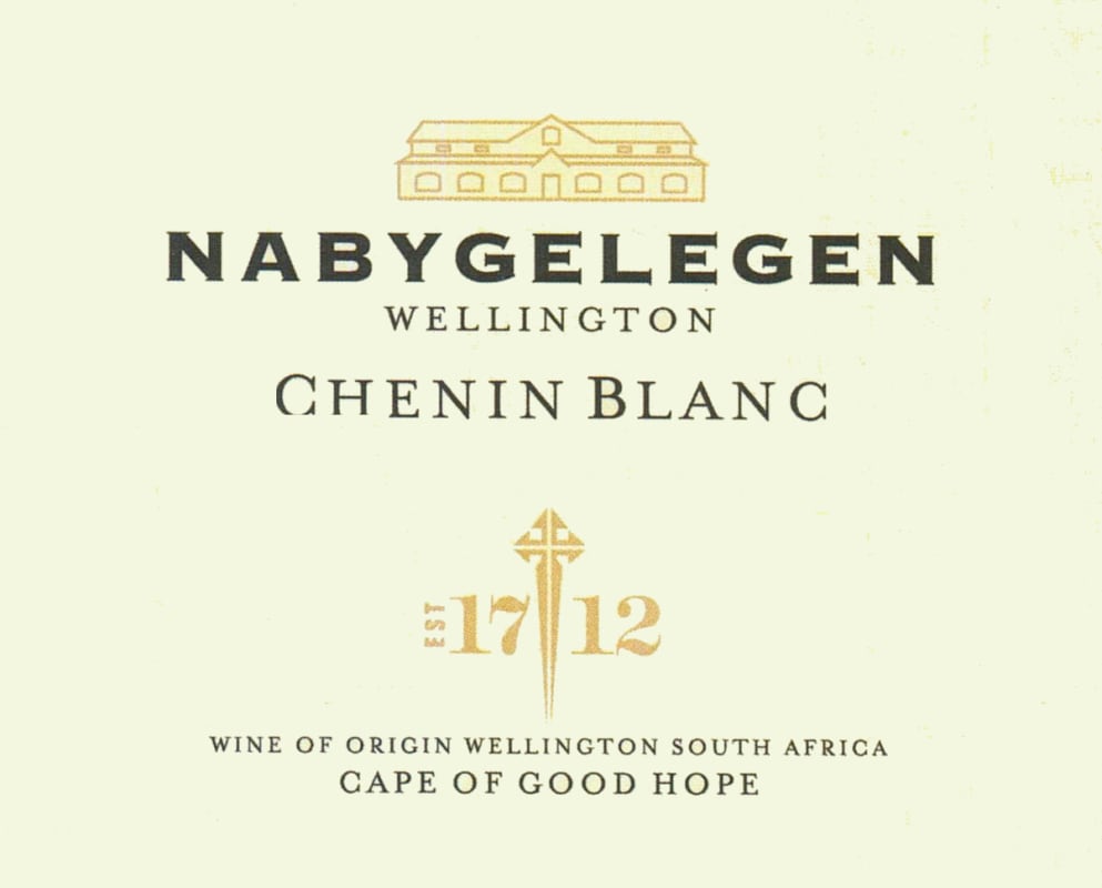 Nabygelegen Wellington Chenin Blanc 2010 Front Label