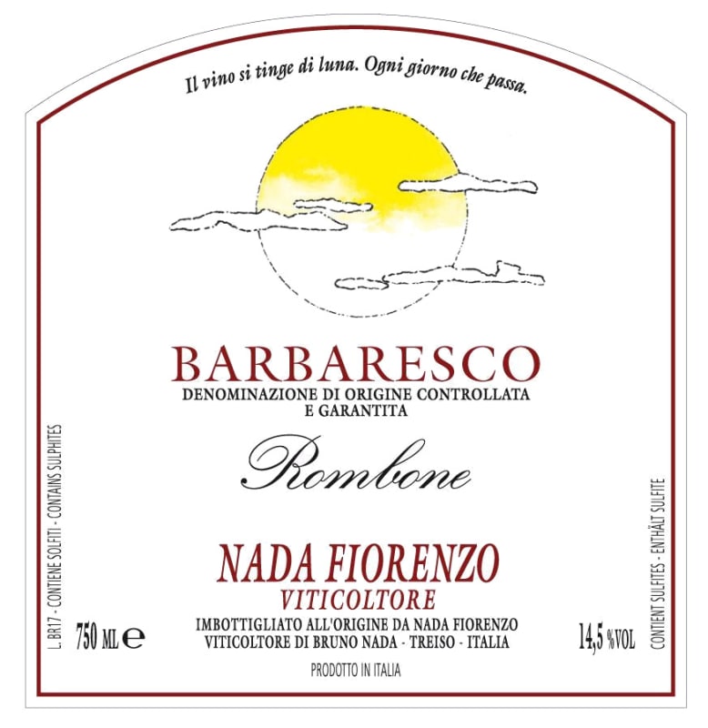Domaine du Garinet Barbaresco Rombone 2011 Front Label