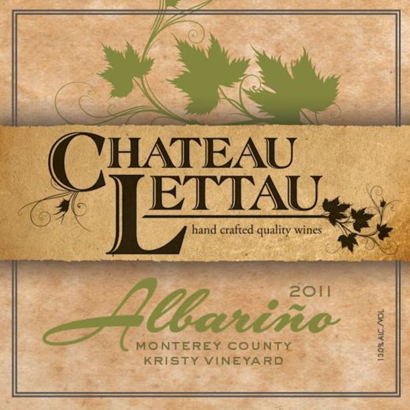 Chateau Lettau Kristy Vineyard Albarino 2011 Front Label