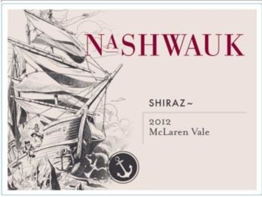 Nashwauk Vineyards Shiraz 2012 Front Label