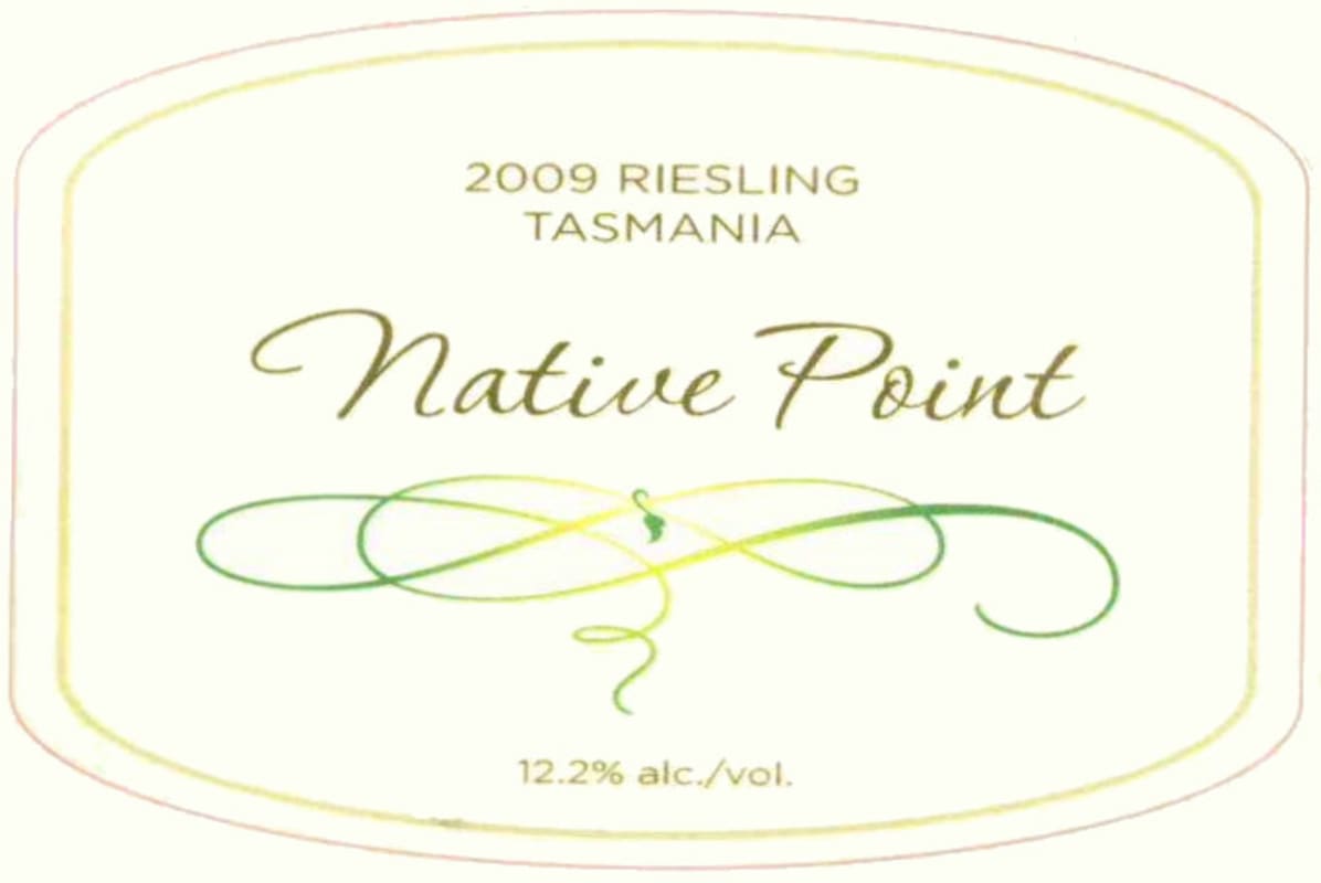 Native Point Riesling 2009 Front Label