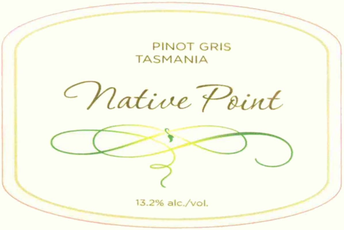 Native Point Pinot Gris 2013 Front Label
