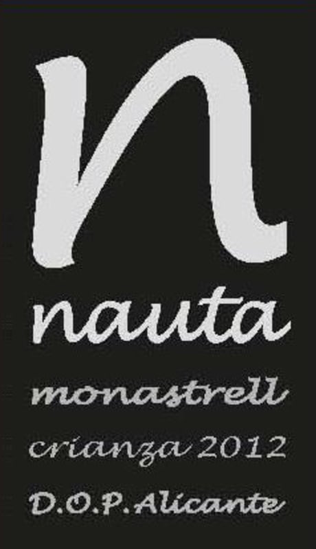 Nauta Crianza Monastrell 2012 Front Label