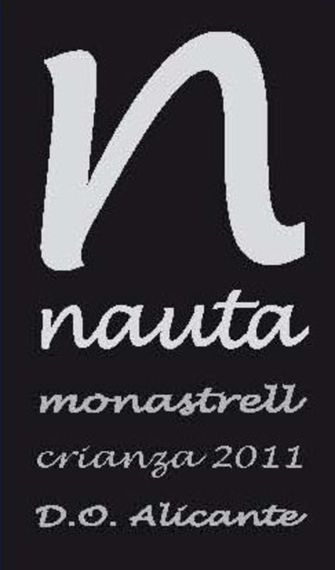 Nauta Crianza Monastrell 2011 Front Label