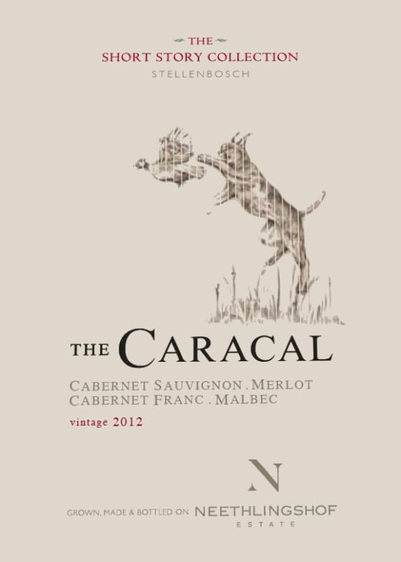 Neethlingshof Estate Short Story Collection The Caracal 2014 Front Label
