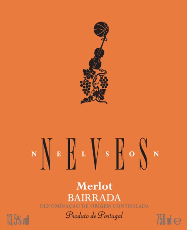 Nelson Neves Tinto Merlot 2015 Front Label