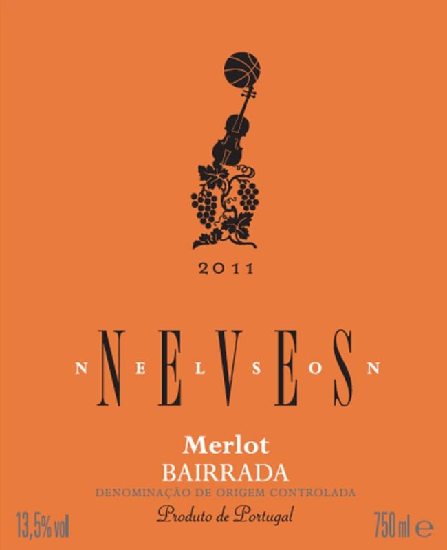 Nelson Neves Tinto Merlot 2011 Front Label
