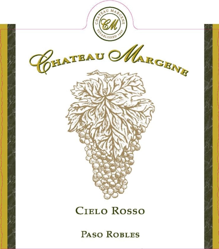 Chateau Margene Cielo Rosso 2010 Front Label