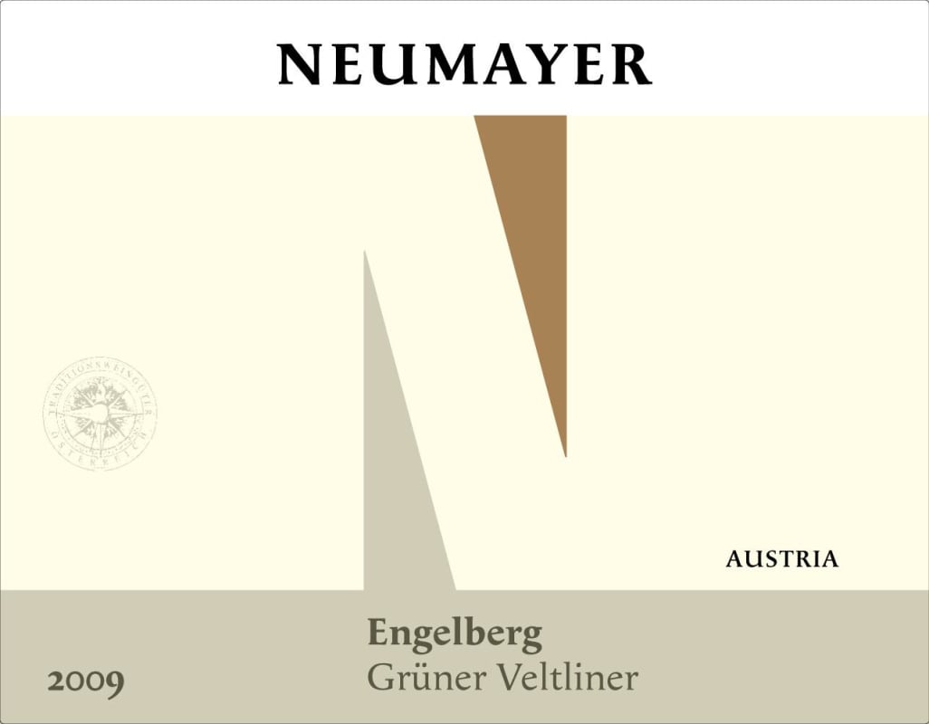 Neumayer Engelberg Gruner Veltliner 2009 Front Label