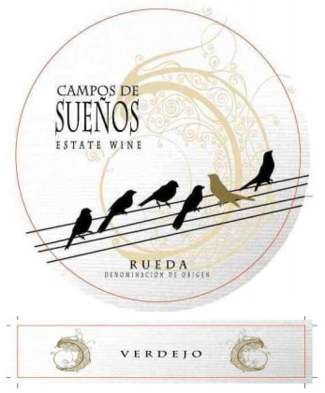 New Vinergia 2005 S.L. Campos de Suenos Verdejo 2014 Front Label