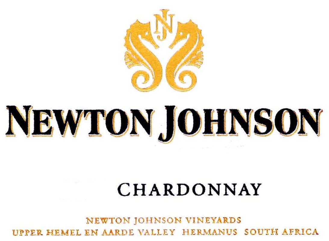 Newton Johnson Wines Chardonnay 2014 Front Label
