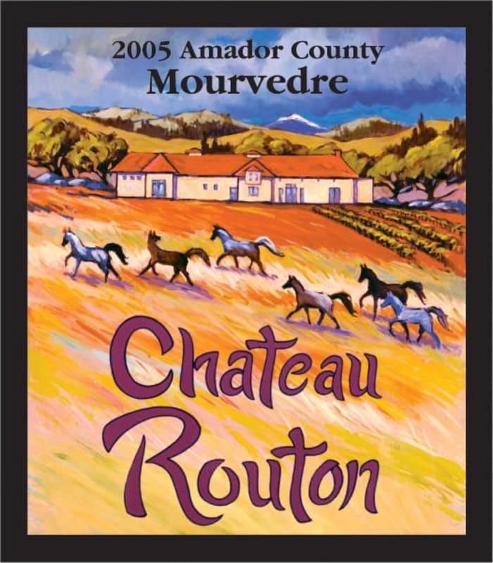 Chateau Routon Mourvedre 2005 Front Label