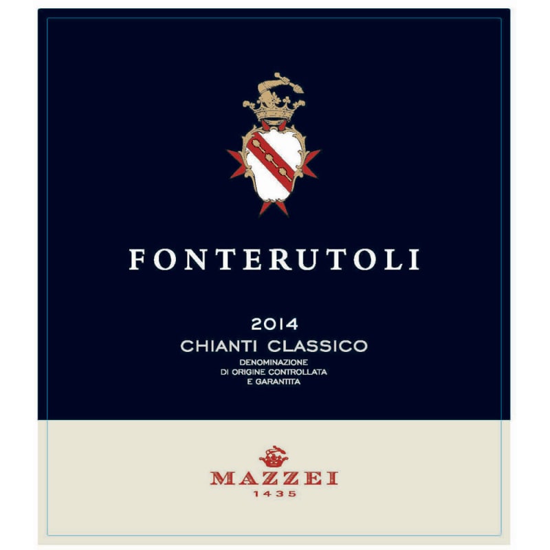 Mazzei Fonterutoli Chianti Classico 2014 Front Label