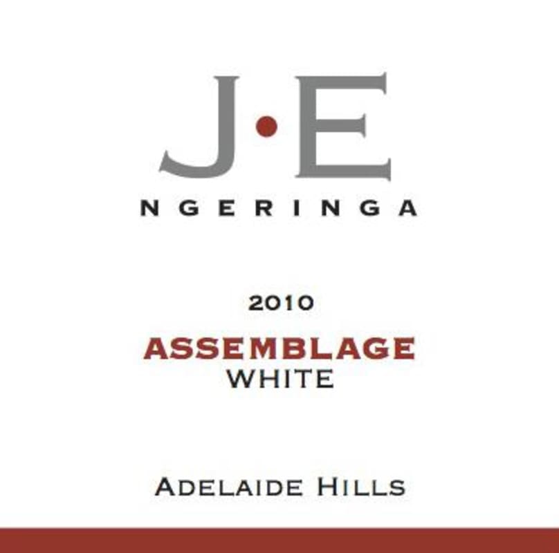 Ngeringa Vineyards J E Assemblage White 2010 Front Label