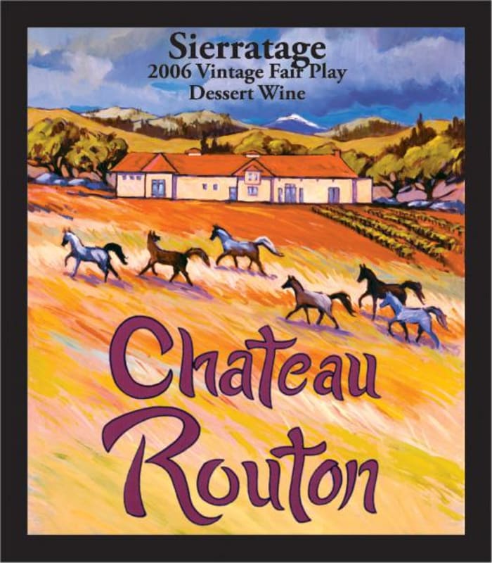 Chateau Routon Sierratage Dessert Wine 2006 Front Label