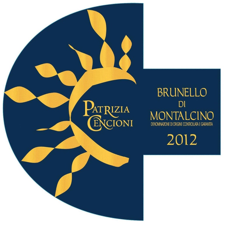 Solaria Patrizia Cencioni Brunello di Montalcino 2012 Front Label