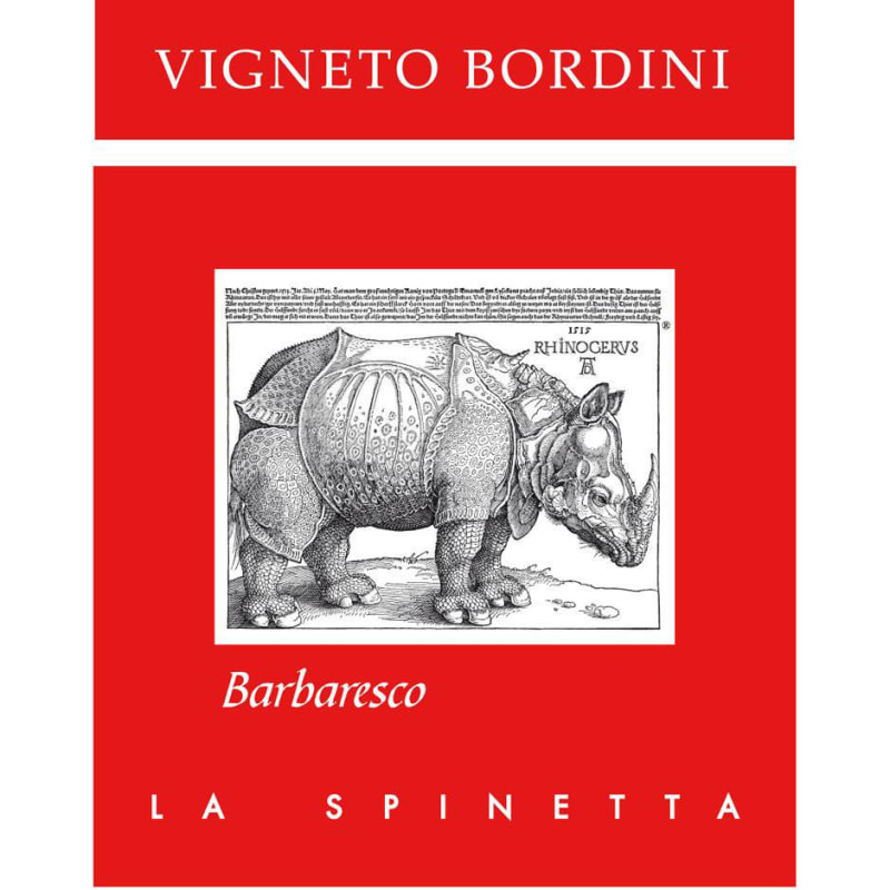La Spinetta Barbaresco Bordini 2013 Front Label