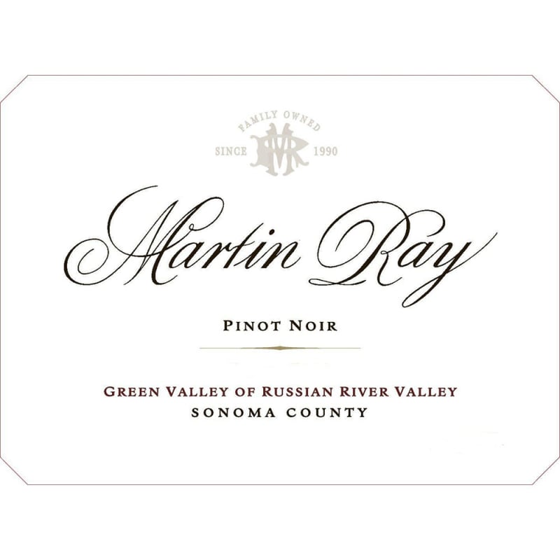 Martin Ray Green Valley Pinot Noir 2015 Front Label