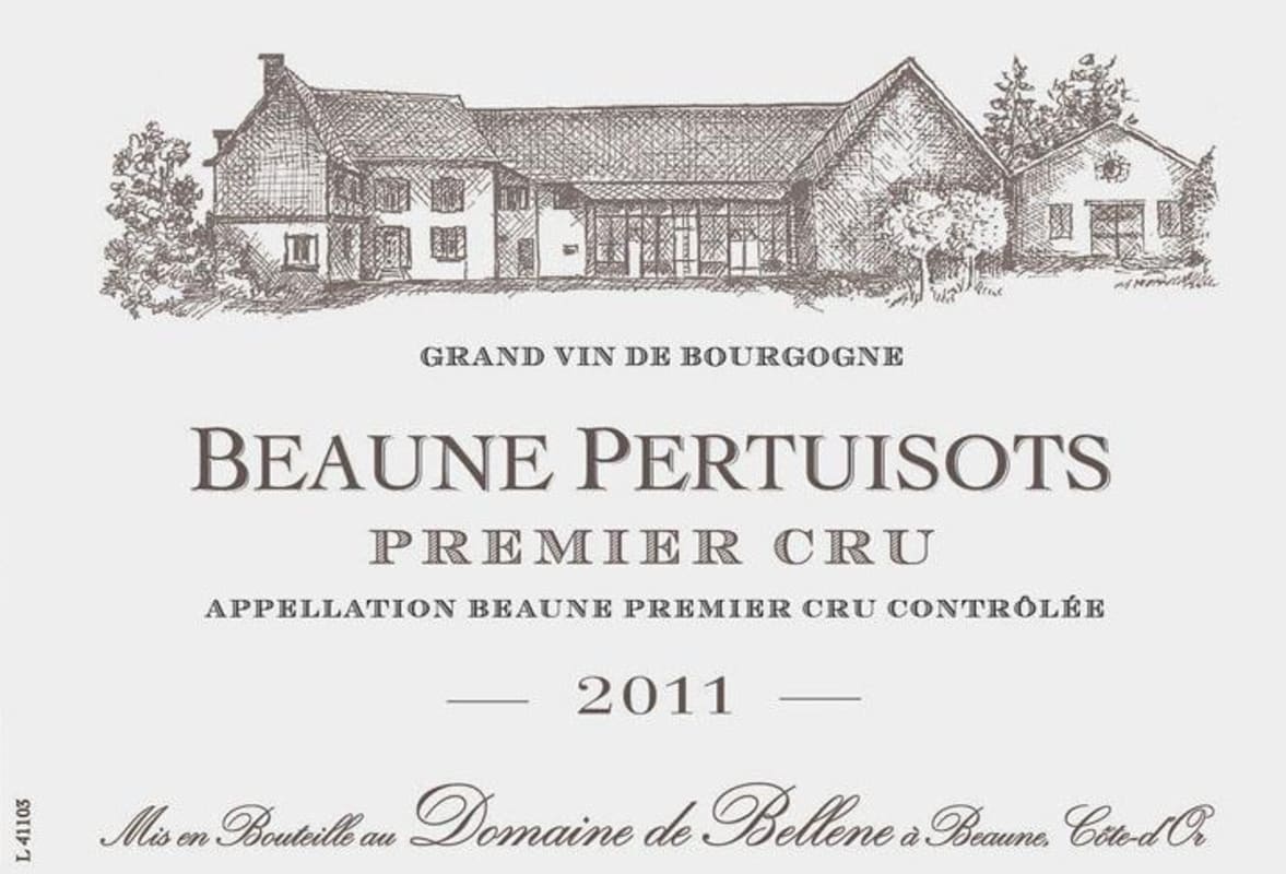 Domaine de Bellene Beaune Pertuisots Premier Cru 2011 Front Label