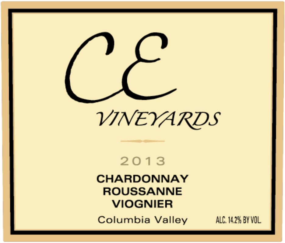 Chelane State Winery C E Vineyards Chardonnay Roussanne Viognier 2013 Front Label