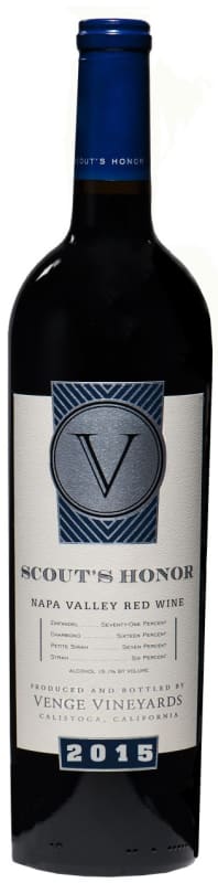 Venge Vineyards Scout's Honor Proprietary Red 2015 Front Bottle Shot
