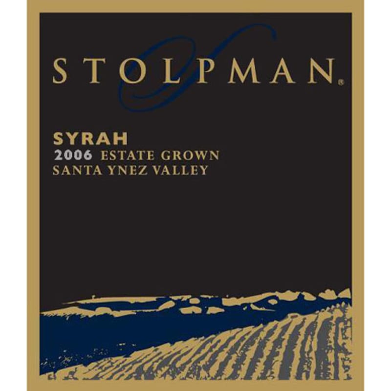 Stolpman Vineyards Estate Grown Syrah 2006 Front Label