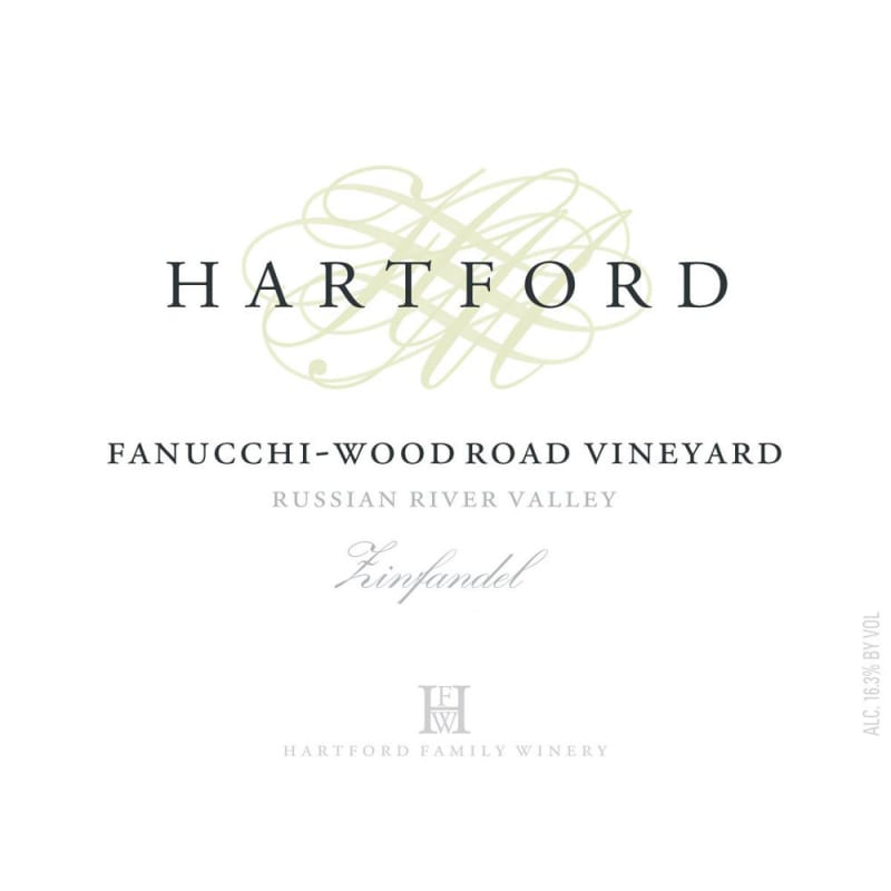 Hartford Fanucchi-Wood Road Zinfandel 2006 Front Label