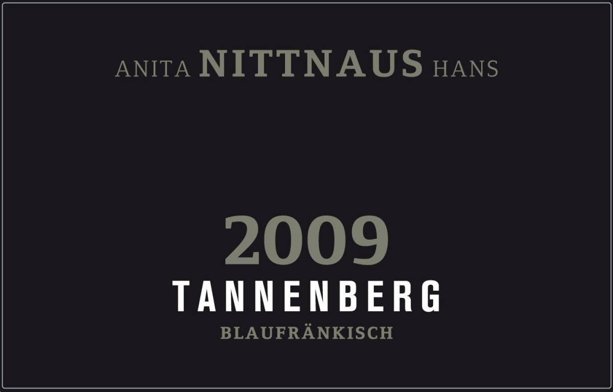 Nittnaus Tannenberg 2009 Front Label