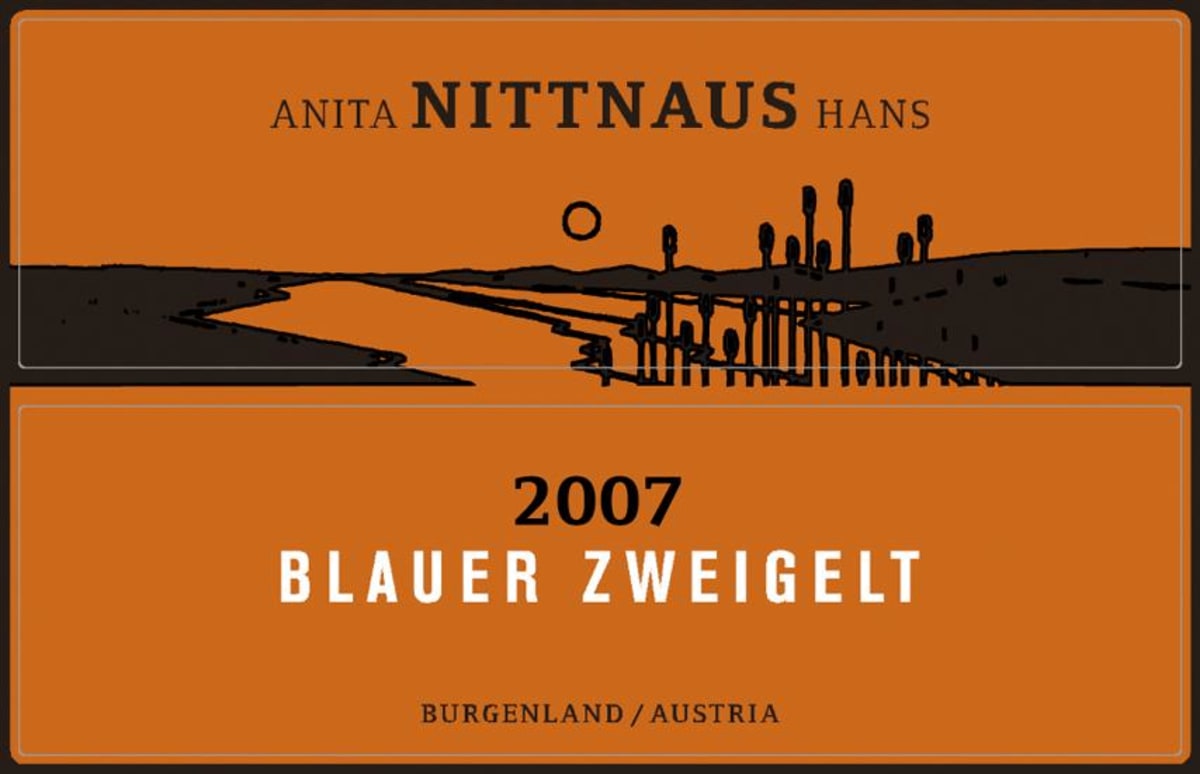 Nittnaus Blauer Zweigelt 2007 Front Label